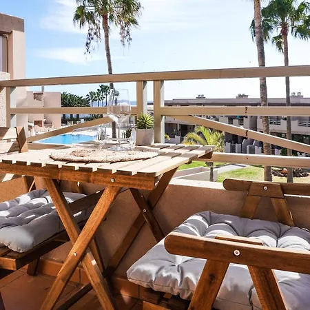 Lägenhet Medano Sunny Apartment, Pool, Parking & Granadilla De Abona